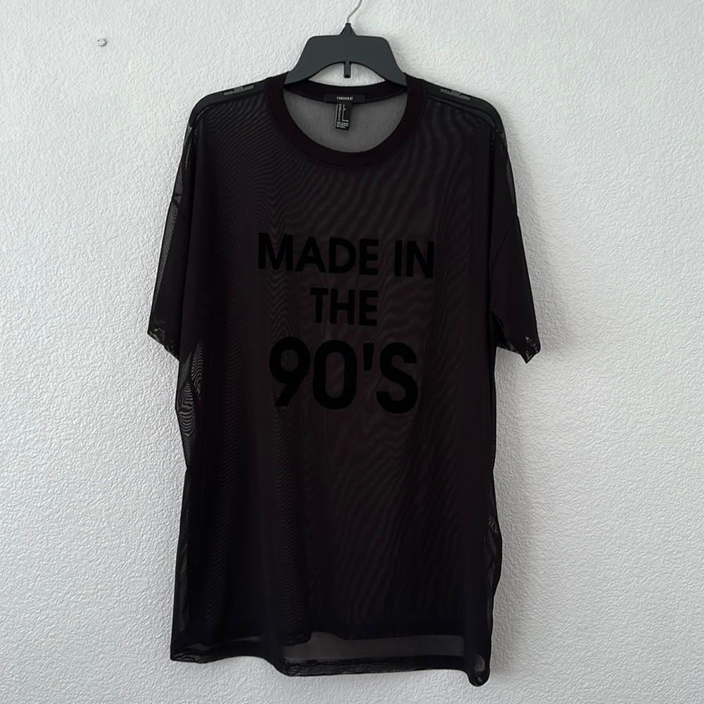 ❗️SOLD❗️forever 21 • "made in the 90s" top